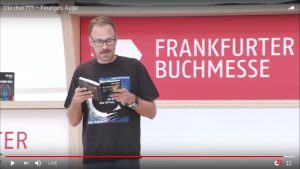 André Marx im RBC T-Shirt auf der Frankfurter Buchmesse 2018